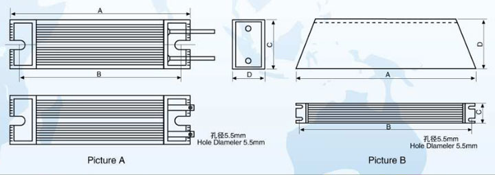 鋁殼制動電阻 鋁殼制動電阻